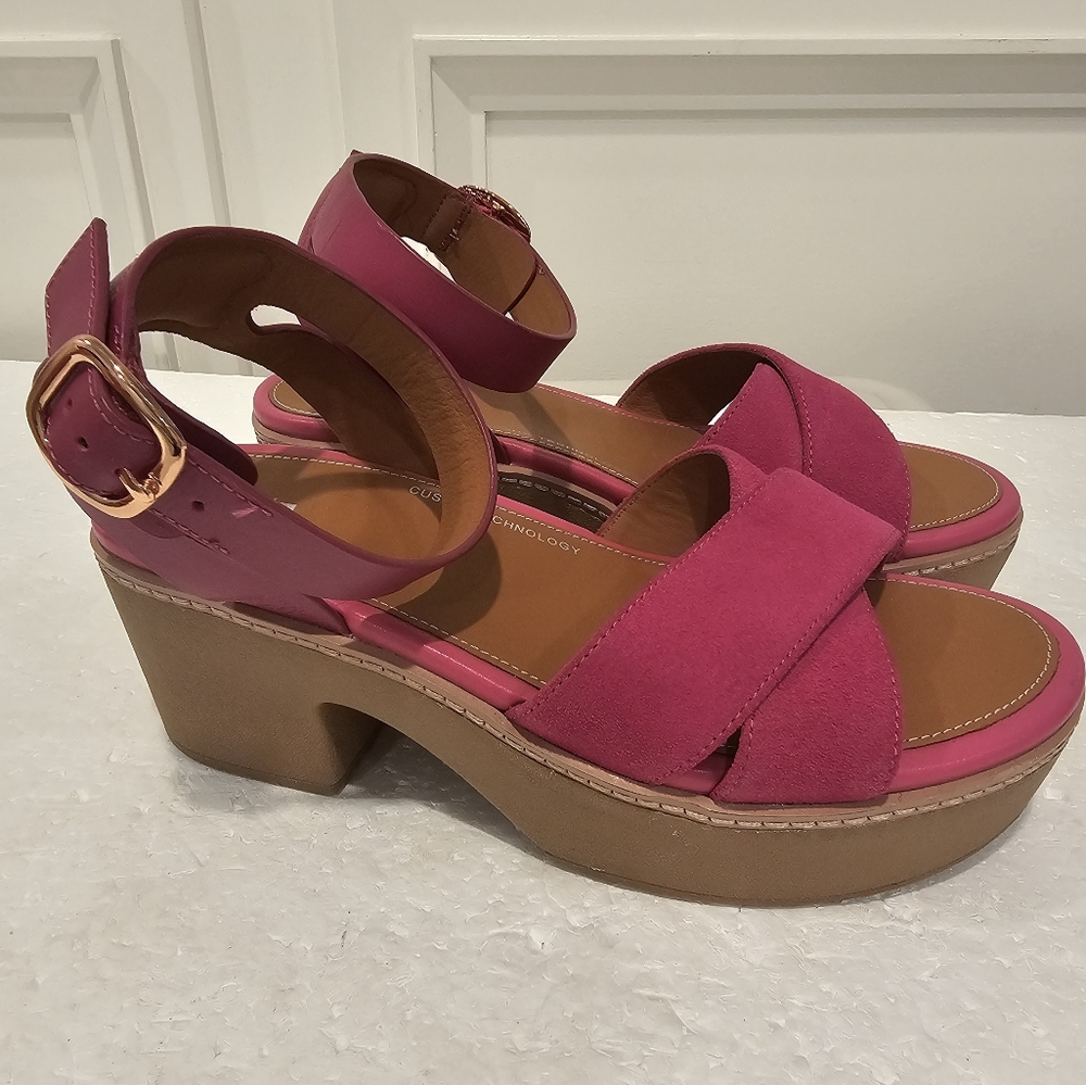 FitFlop Women's Pink Platform Sandals